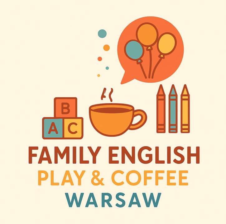 Family English Play & Coffee - logo | English meetups for Polish and intenrational families in Warsaw