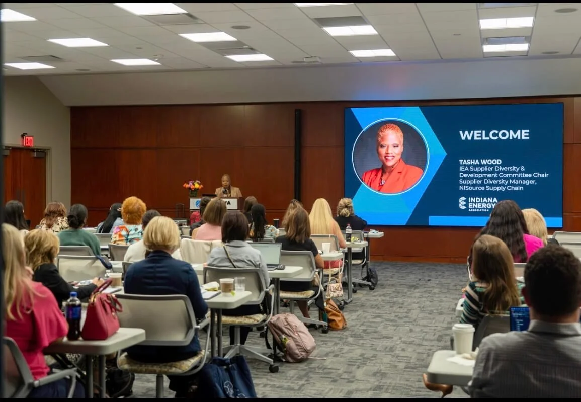 tasha wilson-wood speaking at corporate readiness event