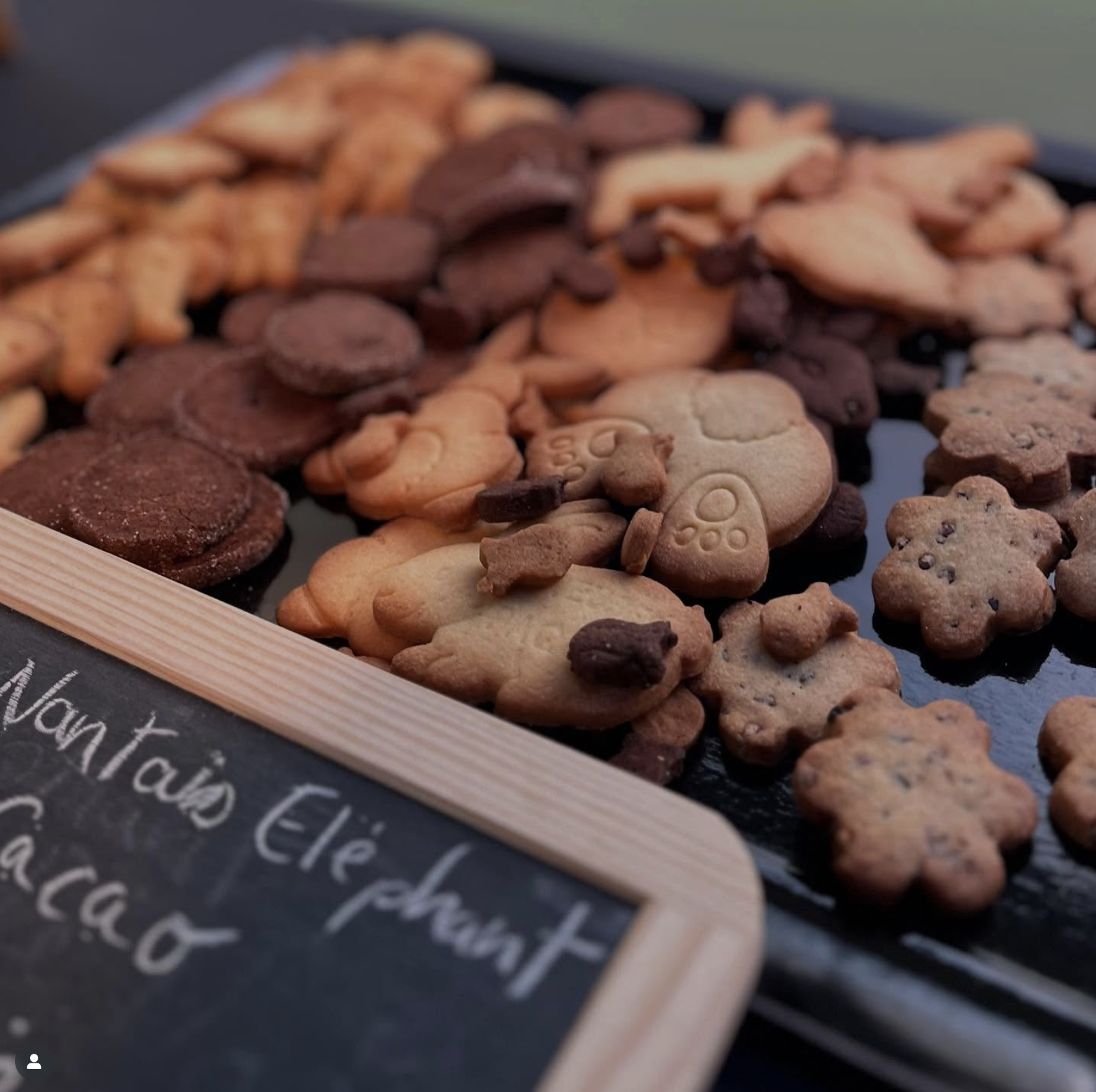 Sablés pur beurre à l'éffigie des symboles nantais comme l'éléphant ou la grue jaune, à savourer ou offrir !