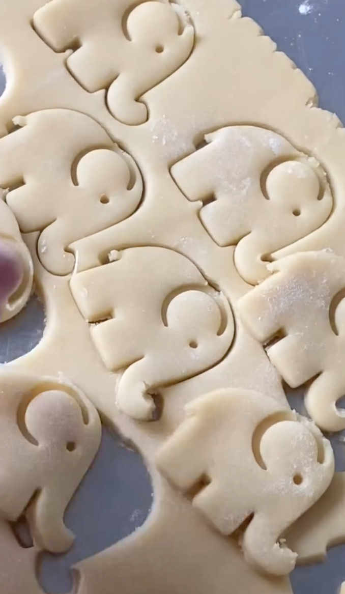 Sablés pur beurre à l’effigie de l'éléphant de Nantes.