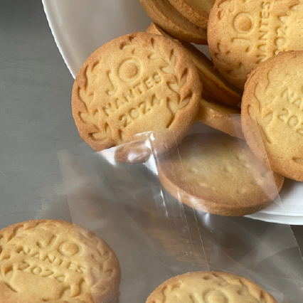 Personnalisez nos sablés et minis pour vos événements d'entreprise