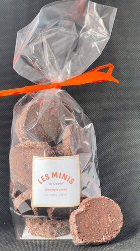 Les diamants cacao -  Magnifiques sablés cacao 