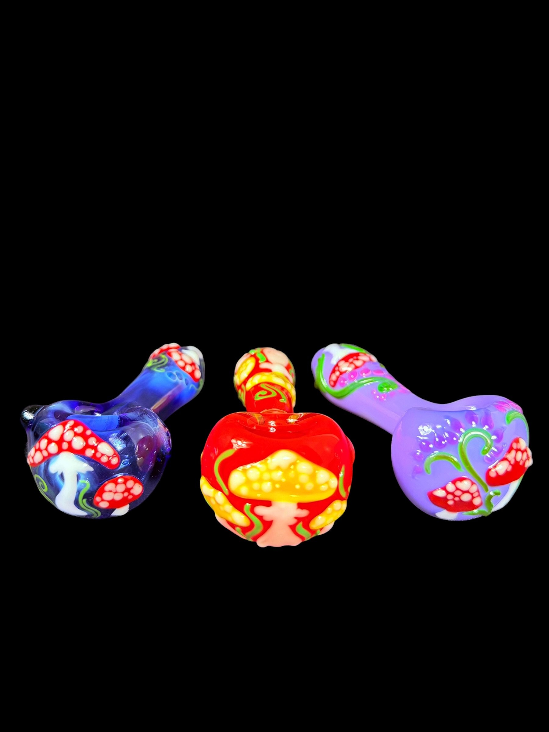 Sculpted Amanita Fungi Spoons