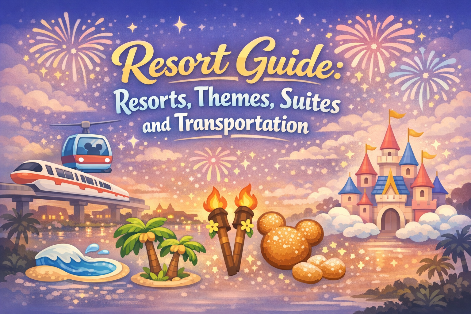 Disney World Resort Guide: Resorts, Themes, Suites and Transportation. 