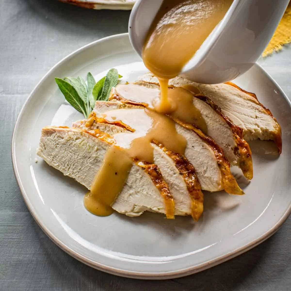 Sliced Turkey with Gravy Entree (per person)