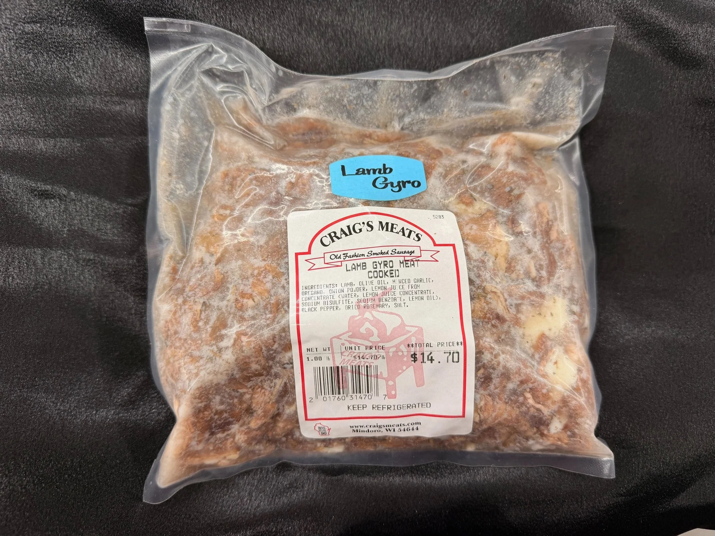 LAMB GYRO MEAT-*$13.99/LB*
