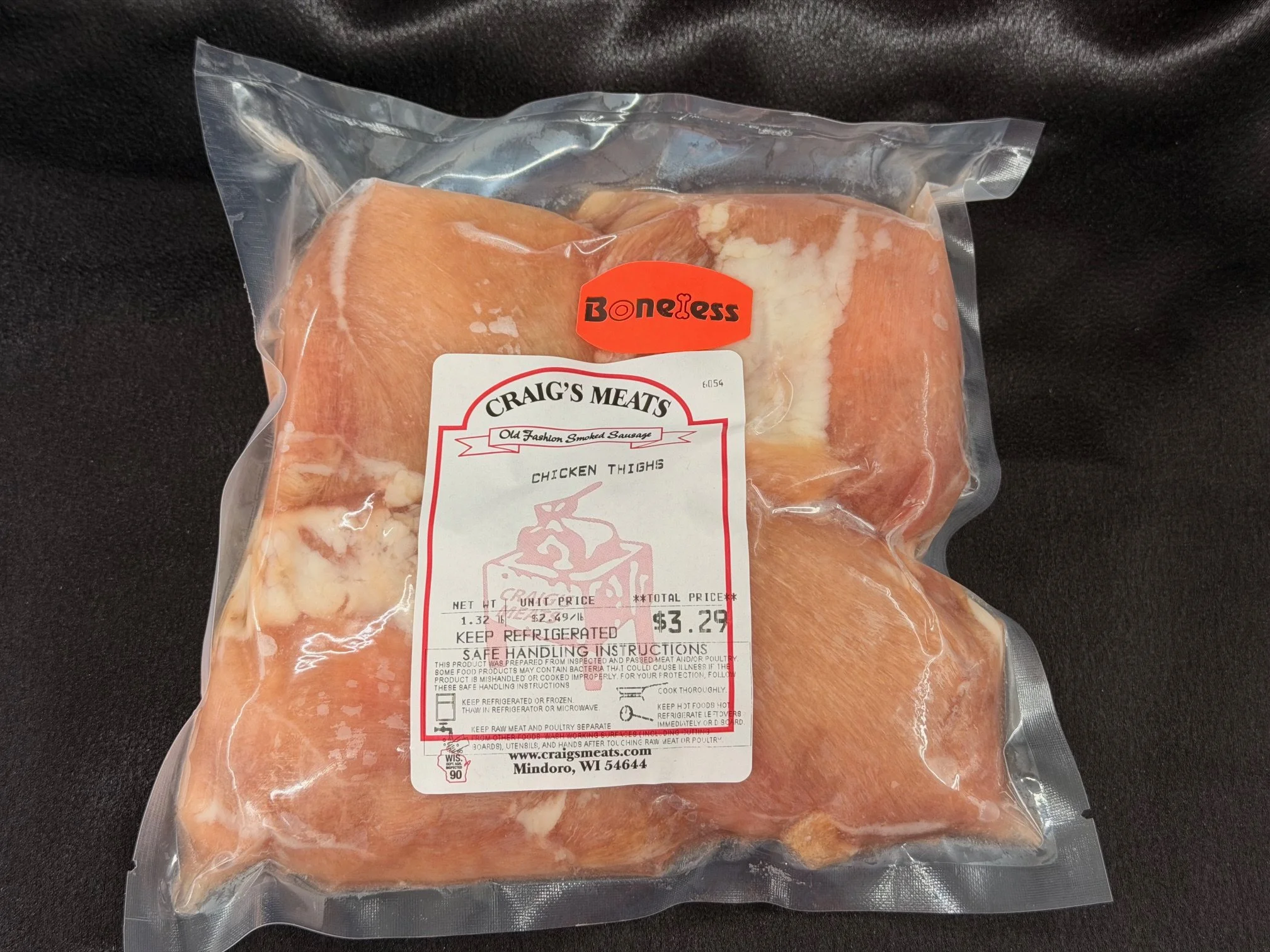 BONELESS CHICKEN THIGHS-*$2.49/LB*