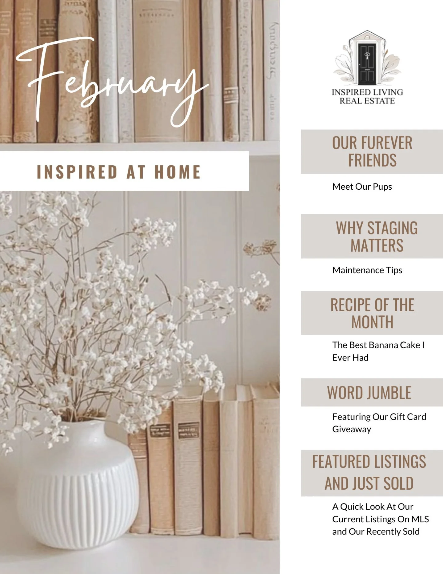 ✨ February&rsquo;s Inspired at Home newsletter is here! ✨

From furry-friend features 🐾 and our Valentine&rsquo;s Kissing Booth (psst&hellip; there are still spots left to sign up!), to why staging matters (and why our clients never pay for it), Feb