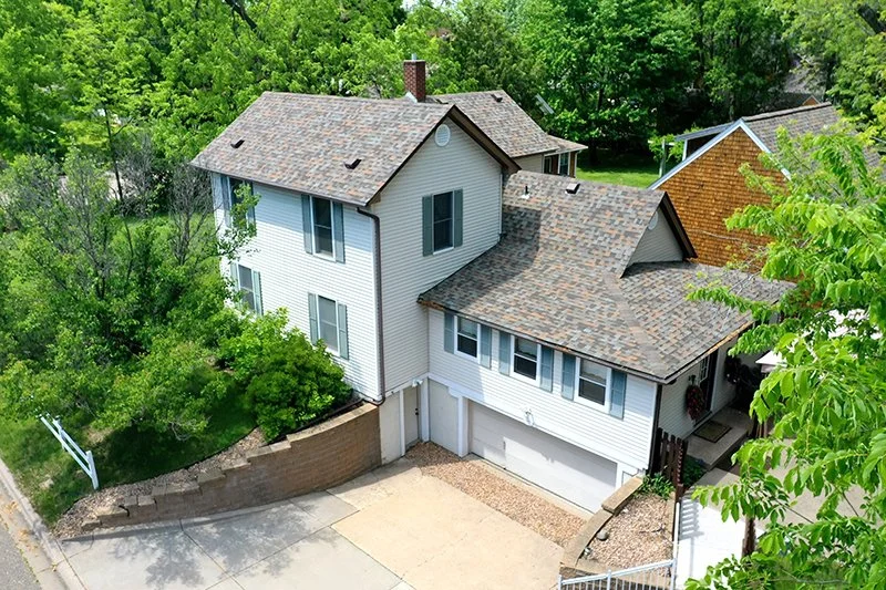 Garage view of The Retreat home