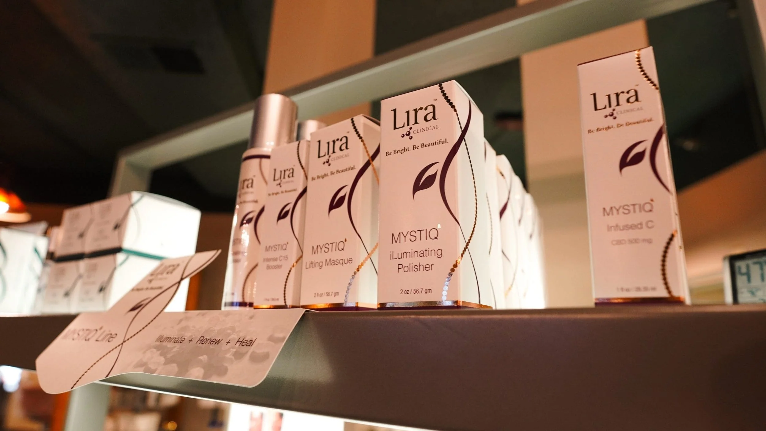 Lyra products on shelf