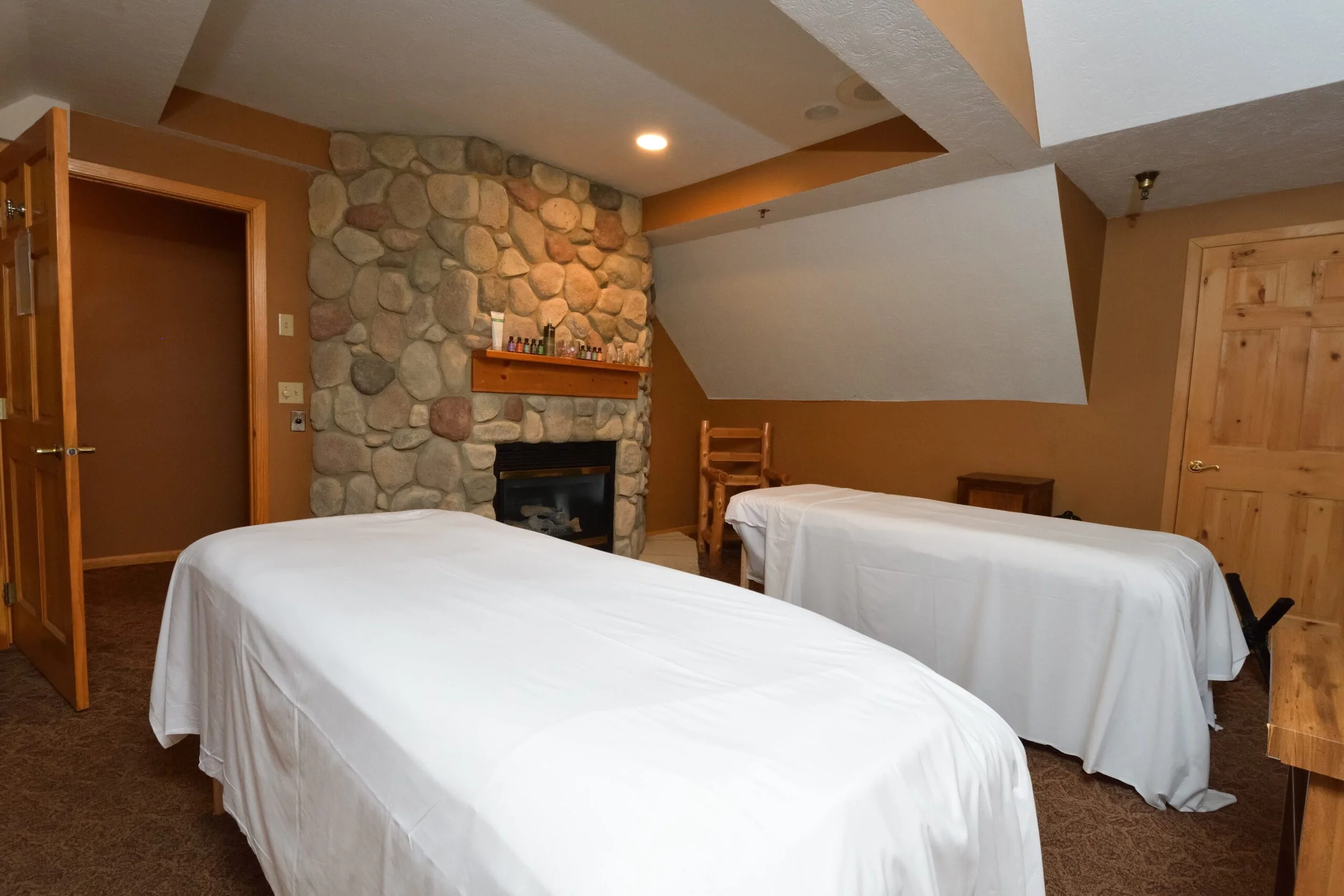 two massage tables at just for me spa