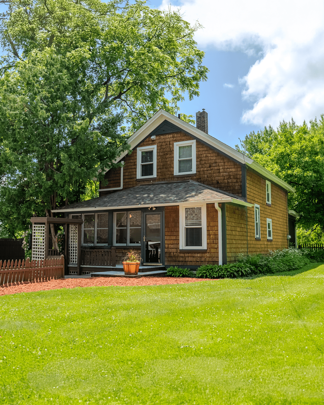 Front of The Cottage home