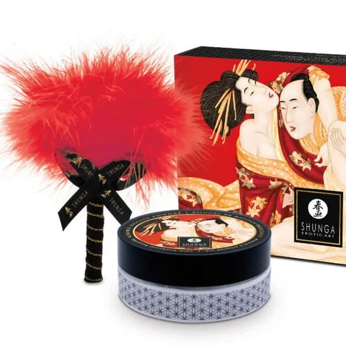 shunga-kit de poudre de massage comestible