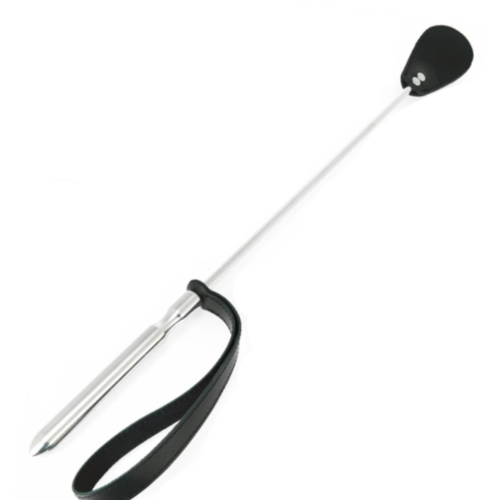 cravache métal et cuir