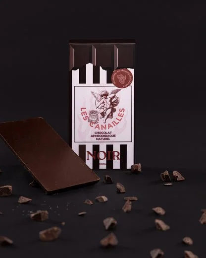 Tablette chocolat noir aphrodisiaque • 100g