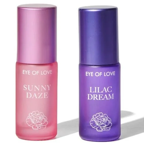 parfum eye of love-sunny daze bergamote,rose et jasmin 5/10/30ML  /lilac dream vanille ,bois de cachemire,mucs,fleur de pommier 5/10/ML
