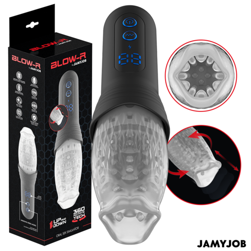 masturbateur Blow-r avec mouvement de poussée et de rotation