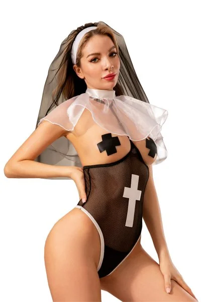 déguisement de nonne sexy TU