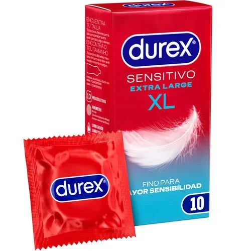 durex préservatifs sensibles XL 10 unités