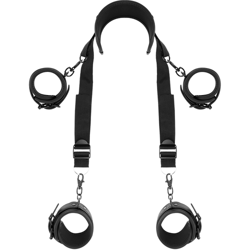 position de maître avec 4 menottes doublées