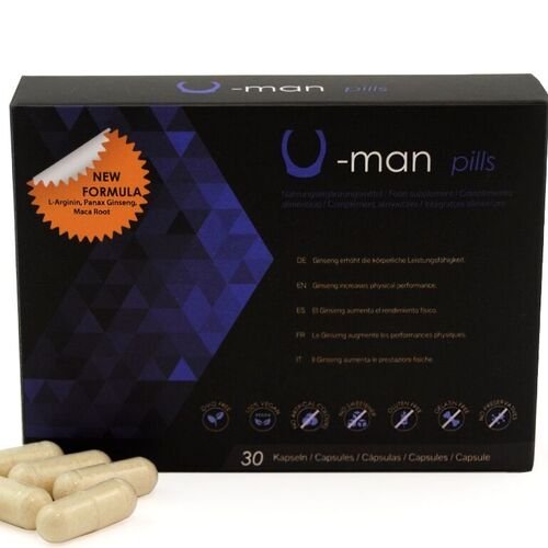 u-man augmente la taille du pénis et la puissance sexuelle 30 capsules