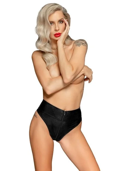 culotte tanga zipée snake  S/M/L/XLS