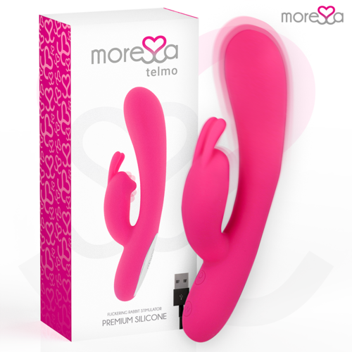 Moressa-telmo rechargeable en silicone premium