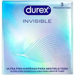 durex invisible 3/12 unités