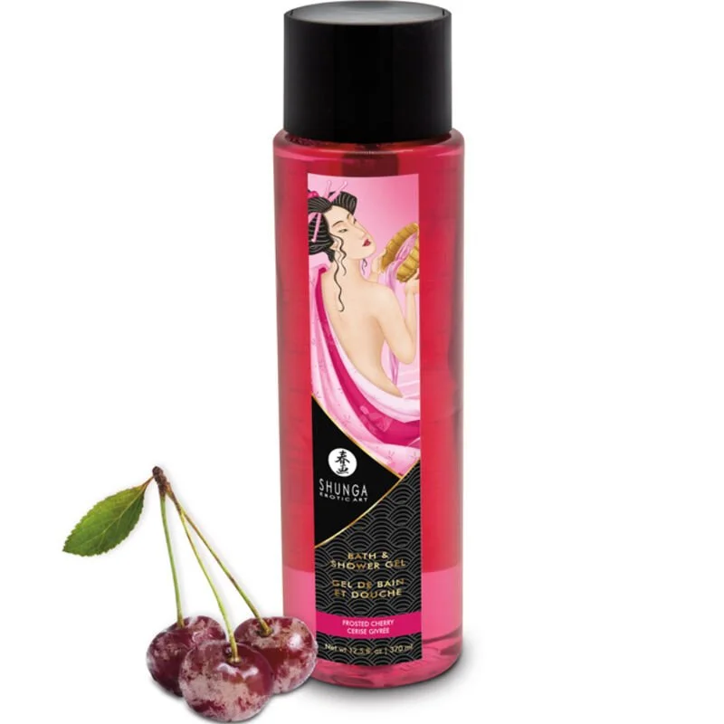 Mousse de Douche et bain comestible Cerise Givrée