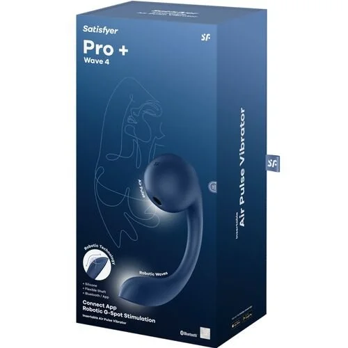 Satisfyer-pro+ wave 4 stimulateur point g et impulsion d'air