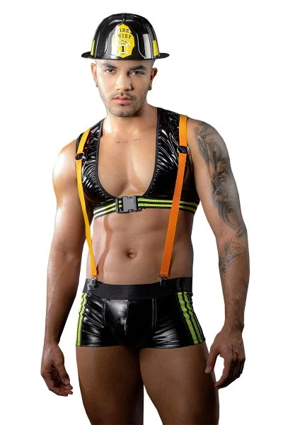 costume pompier sexy 4 pièces TU