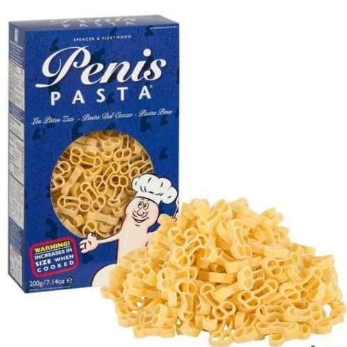 pates en forme de pénis 200 gr