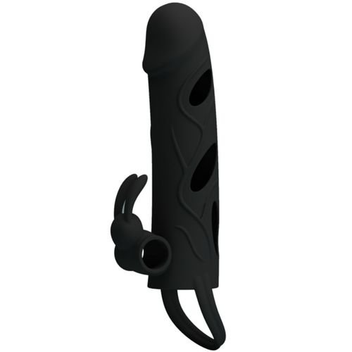 housse en silicone avec vibration 14 cm