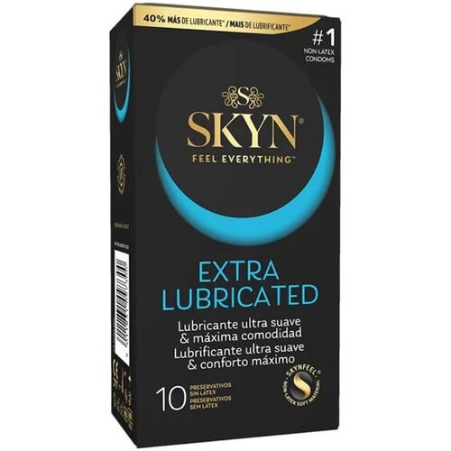 skyn préservatifs extra lubrifié 10 unités