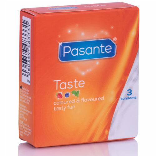 pasante préservatifs saveur 3/12/144/288 unités