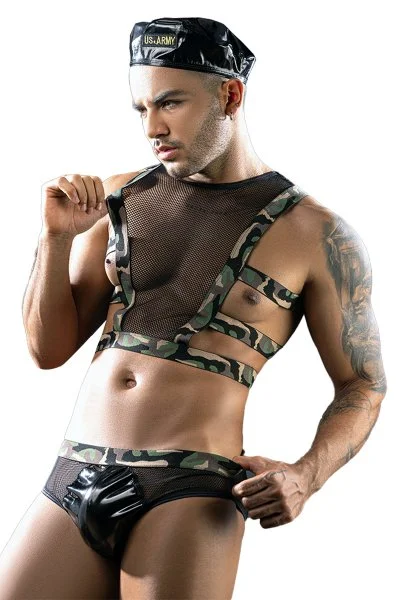 tenus sexy US army 3 pièces TU