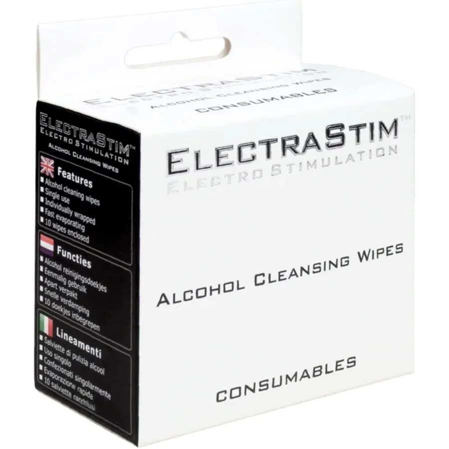 lingettes nettoyantes à l'alcool 10 unités