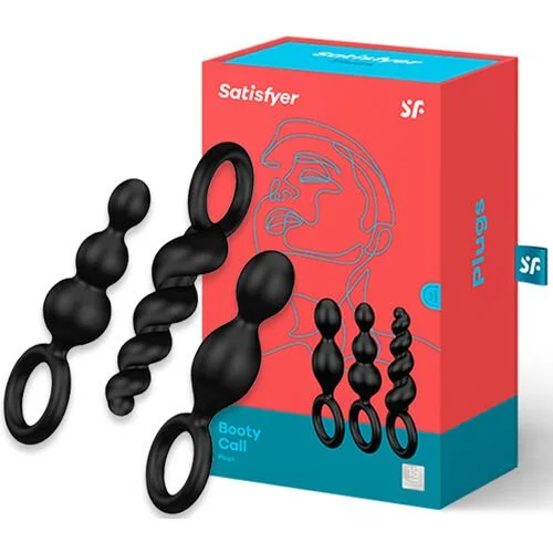 Satisfyer-jeu de bouchons anal 3 pièces
