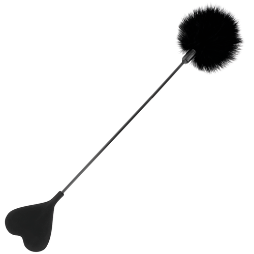 fouet plume d'amour noir 40 cm