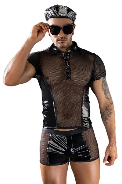 déguisement policier sexy 4 pièces TU