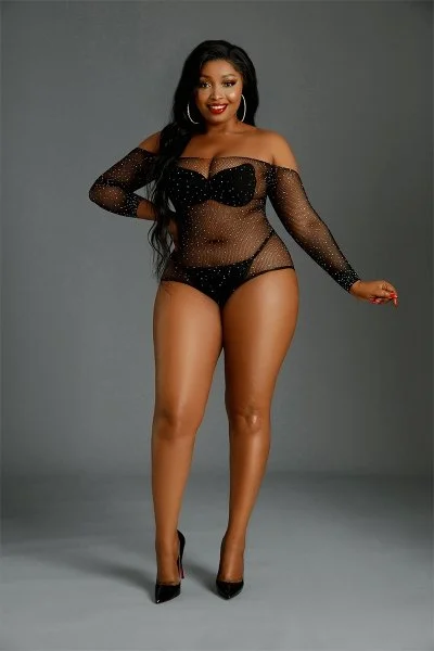 body résille grande taille