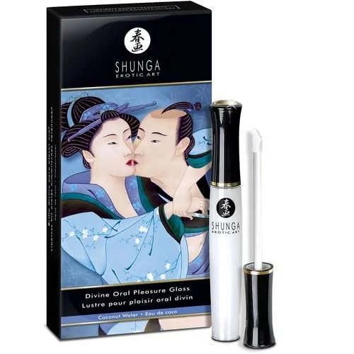 shunga brillant à lèvres divines eau de coco
