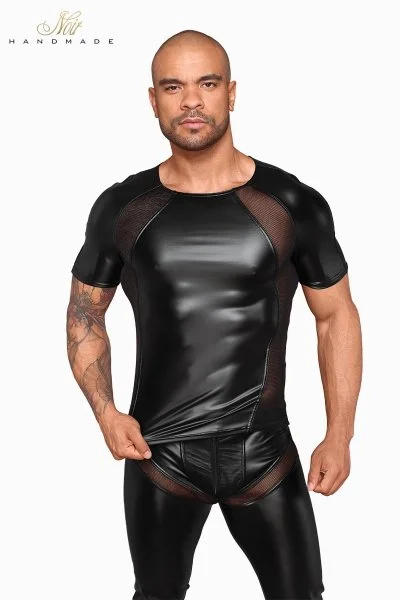 t-shirt wetlook et filet S/M/L/XL/2XL/3XL