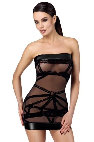 mini robe floquée à épaules nus bonderesque XS/S/M/L/XL/2XL/3XL