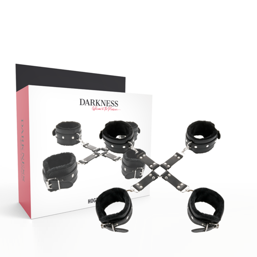 menottes en cuir pour pieds et mains
