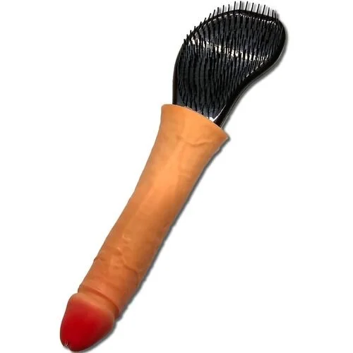brosse a cheveux avec pénis