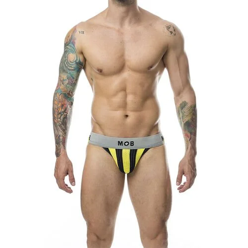 jock classique à rayures jaune S/M/L/XL/2XL