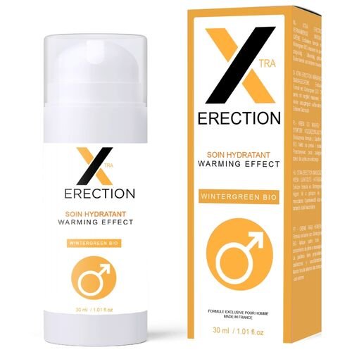 x erection crème érectile effet chauffant 40ML