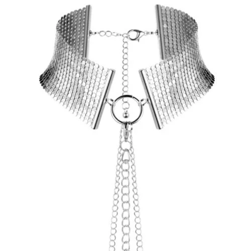 bijoux collier métallique