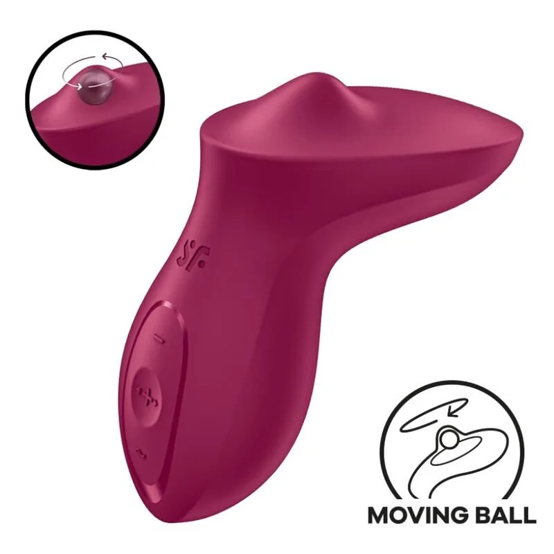 satisfyer-vibrateur exciterrr à poser sur le clitoris fuschsia